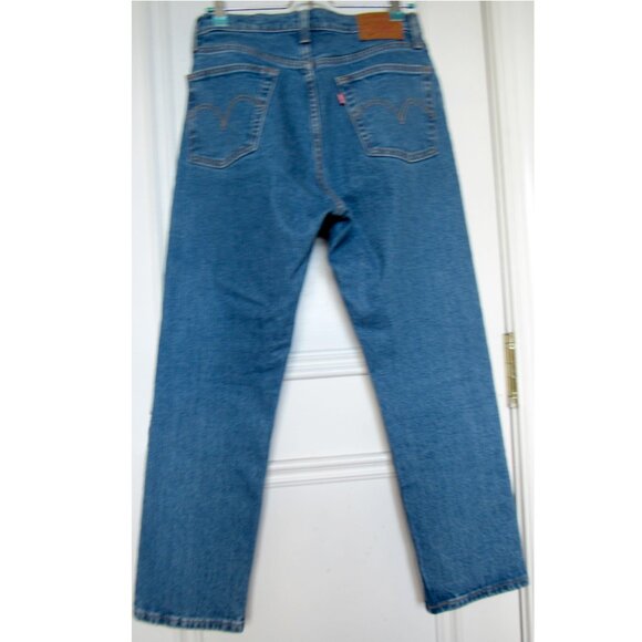 Levi's 501 Women Jeans, Mom, Blue,sz.W27 L26;Cotton,High Rise - Picture 3 of 6